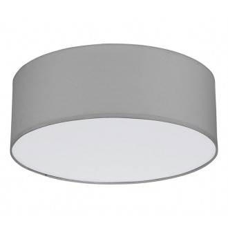 TK LIGHTING 1583 | Rondo-TK Tk Lighting stropné svietidlo 4x E27 sivé, biela