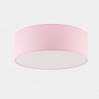 TK LIGHTING 3228 | Rondo-TK Tk Lighting stropné svietidlo 2x E27 ružové, biela