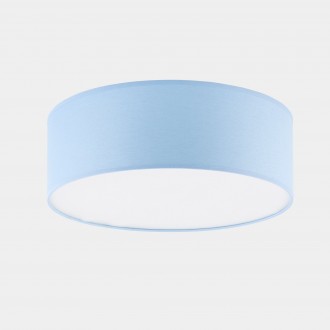 TK LIGHTING 3229 | Rondo-TK Tk Lighting stropné svietidlo 2x E27 modrá, biela