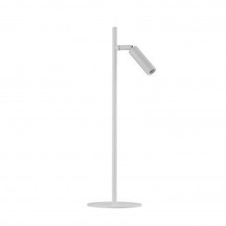 TK LIGHTING 5411 | Lagos Tk Lighting stolové svietidlo 46cm prepínač otočné prvky 1x G9 biela