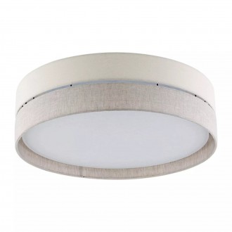 TK LIGHTING 5774 | Eco-TK Tk Lighting stropné svietidlo kruhový 3x E27 béž, sivé, opál