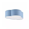 TK LIGHTING 6074 | Cloud Tk Lighting stropné svietidlo 2x E27 modrá, biela