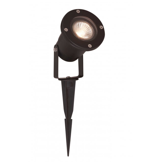 VIOKEF 4158300 | Leros Viokef svetlomet, zapichovacie svietidlo otočné prvky 1x GU10 IP65 čierna