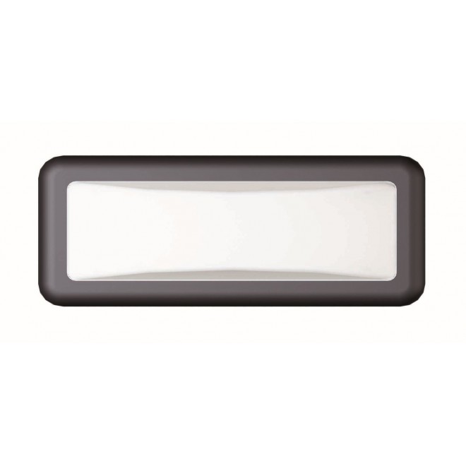 VIOKEF 4189700 | Minos Viokef stenové svietidlo 1x LED 500lm 3000K IP54 čierna, biela