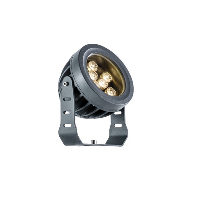 VIOKEF 4205100 | Ermis Viokef svetlomet, zapichovacie svietidlo otočné prvky 9x LED 990lm 3000K IP66 tmavošedá